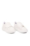 Beyaz Cırtlı Hafif Kadın Spor Ayakkabı 2056 G