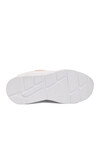 White Powder Thick Sole Lace-Up Womens Sneakers 051 G