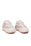 Beyaz Pudra Bağcıklı Hafif Esnek Kadın Spor Ayakkabı BN-12157 G