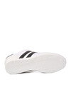 Beyaz Siyah Bağcıklı Hafif Esnek Erkek Spor Ayakkabı BST-2086 M