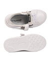 Beyaz Siyah Cırtlı Hafif Cilt Unisex Çocuk Spor Ayakkabı 900869 Hml Malmo Jr