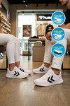 Beyaz Siyah Fileli Hafif Esnek Unisex Spor Ayakkabı 900887 Hml Nency II