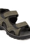 Haki Cırtlı Unisex Çocuk Spor Sandalet 31615 Taurus F