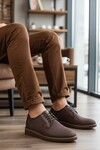 Kahve Bağcıklı Erkek Casual Ayakkabı 232 M