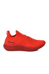 Kırmızı Fileli Hafif Kolay Giyilebilir Unisex Spor Ayakkabı PC-32711 G