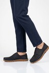 Lacivert Nubuk Hakiki Deri Erkek Casual Ayakkabı 6Y3318-179 M