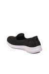 Siyah Beyaz Fileli Hafif Kolay Giyebilir Kadın Günlük Ayakkabısı PC-30168 Z