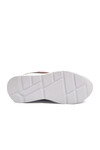 Black Burgundy Thick Sole Lace-Up Womens Sneakers 051 G