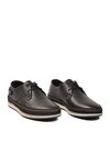 Black Genuine Leather Mens Casual Shoes 62333 M