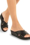 Siyah Jel Tabanlı Kadın Terlik 31135 Active Z