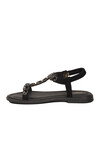 Siyah Hafif İnce Taban Kadın Sandalet 358165 Z