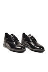 Siyah Rugan Bağcıklı Erkek Klasik Ayakkabı 206 M