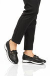 Siyah Hafif Esnek Kadın Casual Ayakkabı 065 Z
