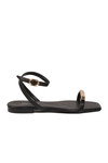 Siyah Hafif İnce Tabanlı Kadın Sandalet 513106 Z
