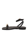 Siyah Hafif İnce Tabanlı Kadın Sandalet 513106 Z