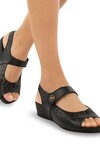 Siyah Kadın Topuklu Sandalet 31130 Terra Z