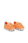 Turuncu Cırtlı Hafif Bebek Spor Ayakkabı BNI-31517 B