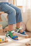 Yeşil Cırtlı Hafif Erkek Çocuk Spor Sandalet BN-1406 P
