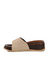 Beige Lightweight Womens Slippers PC-7030 Z