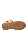 Beige Genuine Leather Womens Sandals 25190247Y Z