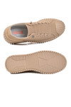 Beige Textile Memory Foam Mens Sneakers Vigor G
