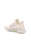 White Mesh Lightweight Flexible Mens Sneakers 23Y591-1 M