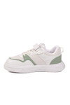 Beyaz Mint Yeşili Cırtlı Fileli Hafif Unisex Çocuk Spor Ayakkabı 026 F