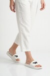 Beyaz Hafif Esnek Unisex Terlik 8000-02 G
