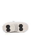 Beyaz Cırtlı Ortopedik Işıklı Unisex Çocuk Patenli Spor Ayakkabı Glow F