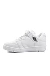 Beyaz Cırtlı Erkek Çocuk Sneaker Haykat Kısa F