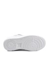 Beyaz Cırtlı Erkek Çocuk Sneaker Haykat Kısa F