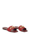Bordo İnce Tabanlı Hafif Kadın Terlik 513113 Z