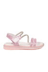 Pembe Cırtlı Hafif Ortopedik Kız Çocuk Sandalet 26A94 F