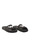 Siyah-Beyaz Hafif Esnek Unisex Terlik 8000-02 G