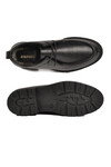 Black Genuine Leather Mens Casual Shoes 1005 M