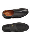 Black Genuine Leather Orthopedic Mens Casual Shoes 061603 M