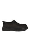 Black Nubuck Genuine Leather Mens Casual Shoes 1005 M