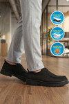 Black Nubuck Genuine Leather Mens Casual Shoes 1005 M