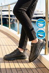 Siyah-Siyah Erkek Casual Ayakkabı Hua 888 M