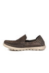 Antrasit Süet Erkek Hakiki Deri Smart Casual Loafer Ayakkabı Hafızalı Rahat Taban Sensitive M599 M