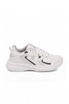 Bağcıklı Hafif Rahat Unisex Beyaz Yürüyüş ve Spor Ayakkabı Sneaker 2032 G