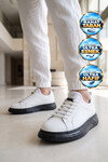 Rahat Konfor Tabanlı Bağcıklı Beyaz Erkek Yürüyüş ve Spor Ayakkabı Ignite 825