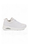 Bağcıklı Beyaz Unisex Yürüyüş ve Spor Ayakkabı Sneaker 5101