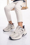 Bağcıklı Hafif Rahat Beyaz Unisex Yürüyüş ve Spor Ayakkabı Sneaker Terra G