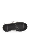 Beyaz-Siyah Cırt Bantlı Unisex Çocuk Yürüyüş ve Spor Ayakkabı Sneaker Coop F