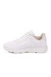 Beyaz Fileli Hafif Esnek Unisex Spor Ayakkabı 26102 M