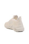 Unisex Beyaz Triko Sneaker Hafif Nefes Alan Esnek Yürüyüş Ayakkabısı Vene G