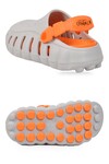 Buz-Turuncu Eva Hafif Rahat Yumuşak Taban Unisex Sabo Terlik Havuz Bahçe Terliği 2504