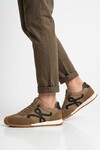 Camel Bağcıklı Hafızalı Rahat Tabanlı Retro Erkek Casual Ayakkabı Sneaker E472 M