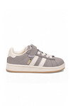 Füme Cırt Bantlı Unisex Çocuk Yürüyüş ve Spor Ayakkabı Sneaker Coop F